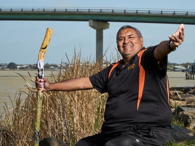 Mark Koolmatrie from Kool Tours in-front of the Coorong in Goolwa, where heÃ¢â¬â¢s noticed more water than usual, Thursday, Oct. 20, 2022. Picture: MATT LOXTON