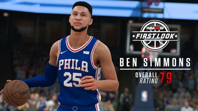 Ben Simmons in NBA 2K18.