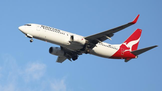 Qantas has flown into turbulent air with its new CEO facing a big challenge. Picture: Brendan Radke