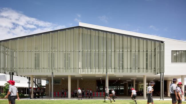 Whitsunday Anglican School new STEAM centre building has won the Australian Institute of Architects National Architecture Building of the Year award. Photo: Scott Burrows