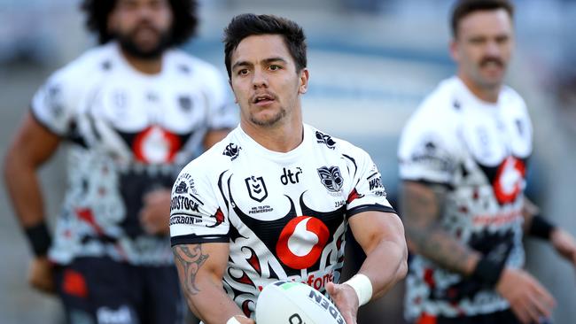 Kodi Nikorima’s partner is in quarantine and due to give birth next month. Picture: Mark Kolbe/Getty Images