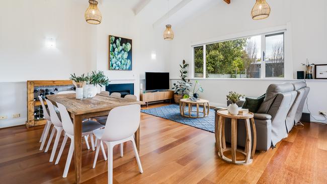 Big windows feature throughout the home.