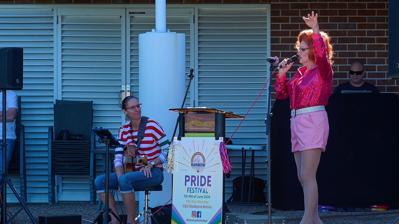 Rainbow on the Reef pride festival in Gladstone. Picture: Colin Neatherway