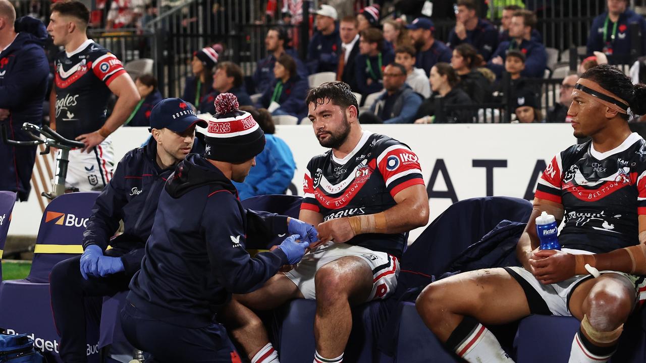 Brandon Smith may be regretting his move to the Roosters after playing second fiddle to Jake Turpin. Picture: Getty Images.