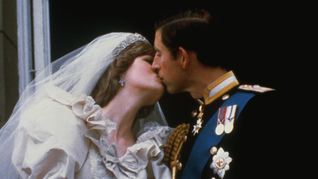 The famous kiss on the balcony of Buckingham Palace, after the couple’s wedding ceremony.