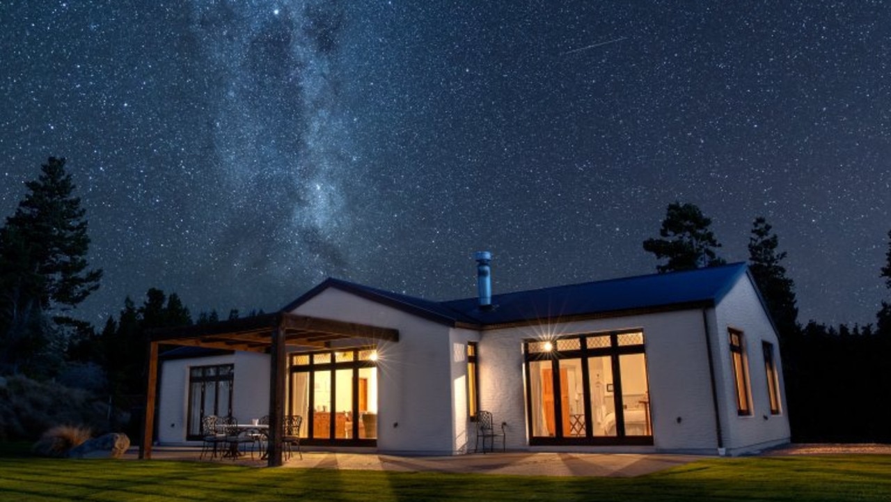 The Ashley Mackenzie villa at night. Picture: Supplied