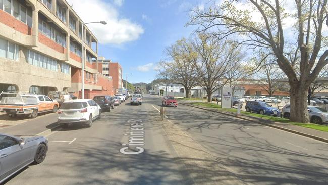 Cimitiere St near where a knife-wielding man was shot dead by police. Picture Google Maps