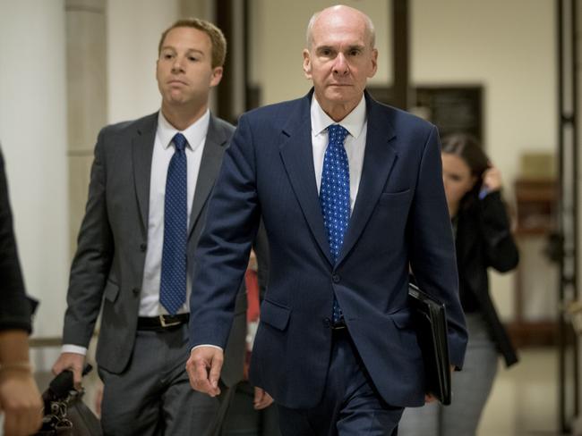 Michael McKinley’s testimony as part of the House impeachment inquiry into Donald Trump was made public. Picture: AP