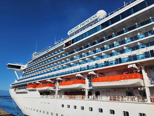 Grand Princess arrived in to Adelaide , 26th Oct 2023 . Picture: SATC