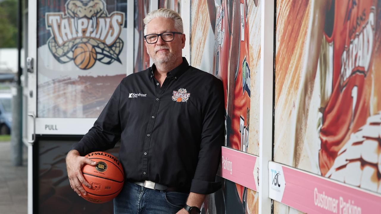 Cairns Taipans president, Troy Stone at the team's offices in Manunda. Picture: Brendan Radke