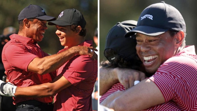 Charlie Woods nailed his first hole-in-one.