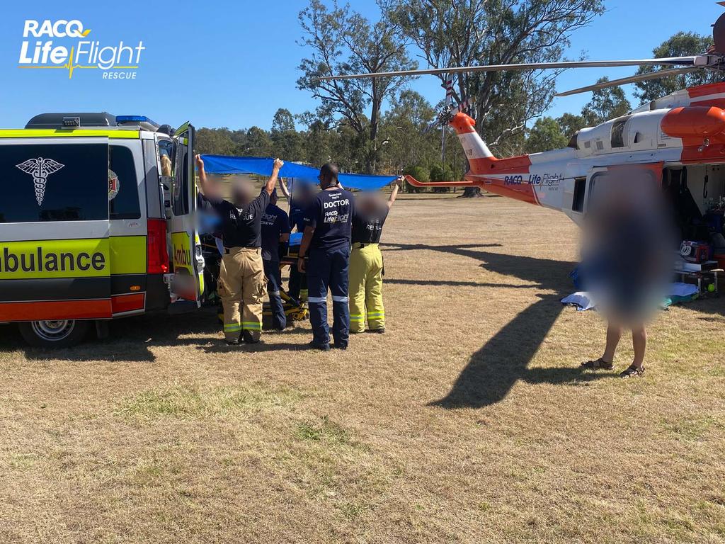 An elderly woman was reportedly on her way to a grandchild's graduation event when she lost control of the car, flipping end over end into a ditch.