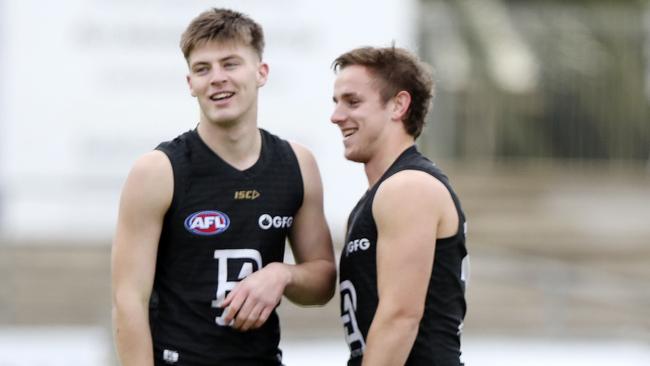 Dylan Williams and Jackson Mead will be pushing for selection next year. Picture: Sarah Reed