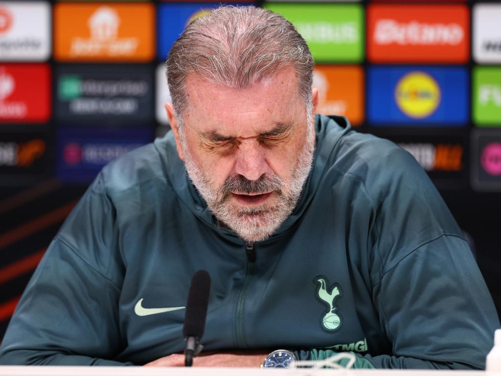 Ange Postecoglou has received support from players despite the Spurs’ difficult season. Picture: Clive Rose/Getty Images