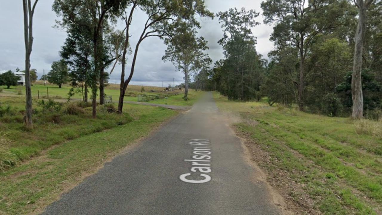 Excavator on fire at Coles Creek, Gympie | The Courier Mail