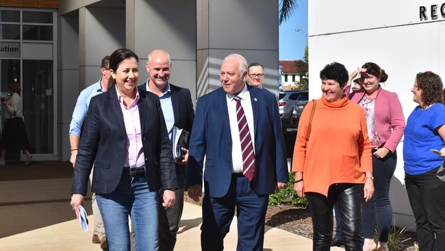 Premier Annastacia Palaszczuk visits Warwick to announce $20M drought resilience package for Southern Downs.