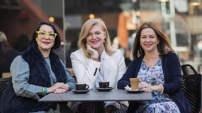 Rilka Warbanoff, Kristen Raison and Jakki Govan. Picture:  SIMON CROSS.