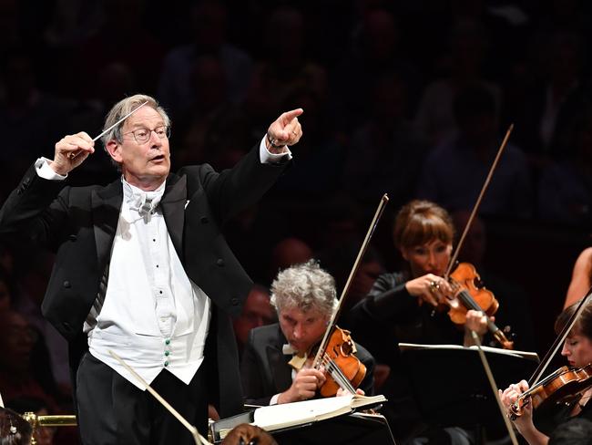 John Eliot Gardiner conducting St John Passion at Carnegie Hall.