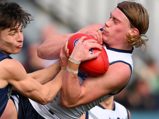 The package Reid promises fills many of West Coast’s needs. Picture: Morgan Hancock/AFL Photos via Getty Images