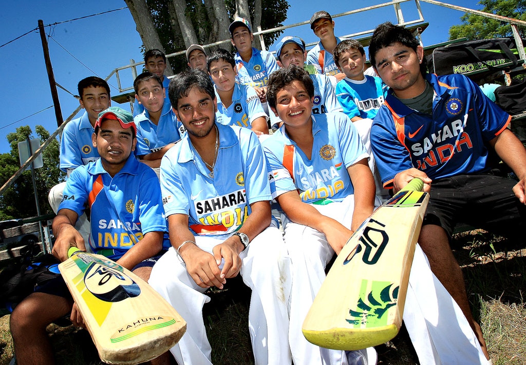 The Indian cricket team. Picture: Blainey Woodham