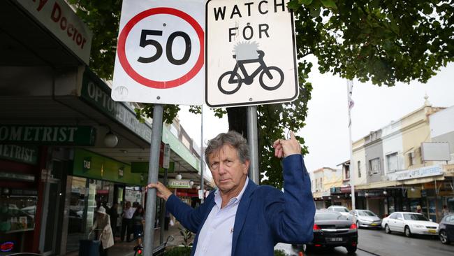 Pedestrians’ lobbyist Harold Scruby. Picture: Craig Wilson