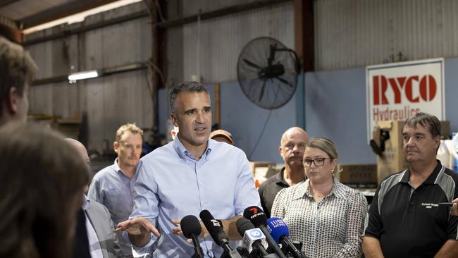 Premier Peter Malinauskas in Whyalla. Picture: Brett Hartwig