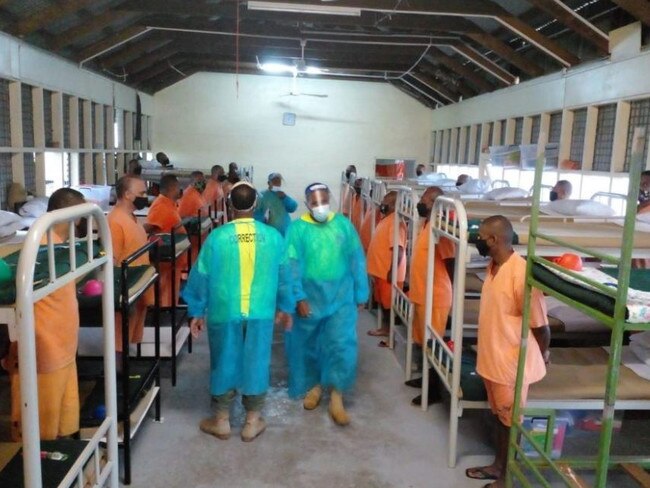 Bunk beds at Suva prison, where Australian drug smuggler John Nikolic is being held.