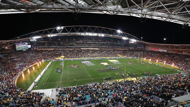 The NSW government’s decision to ditch the revamp of ANZ Stadium could offer Rugby Australia an opportunity to cash in with Wallabies fixtures. Picture: Getty Images