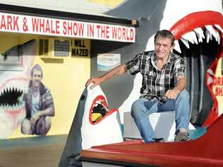 Vic Hislop at the old Shark Show. Picture: Alistair Brightman