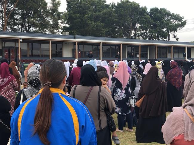 Al Siraat College Epping staff and students grieved alongside police and politicians following the Christchurch attacks.