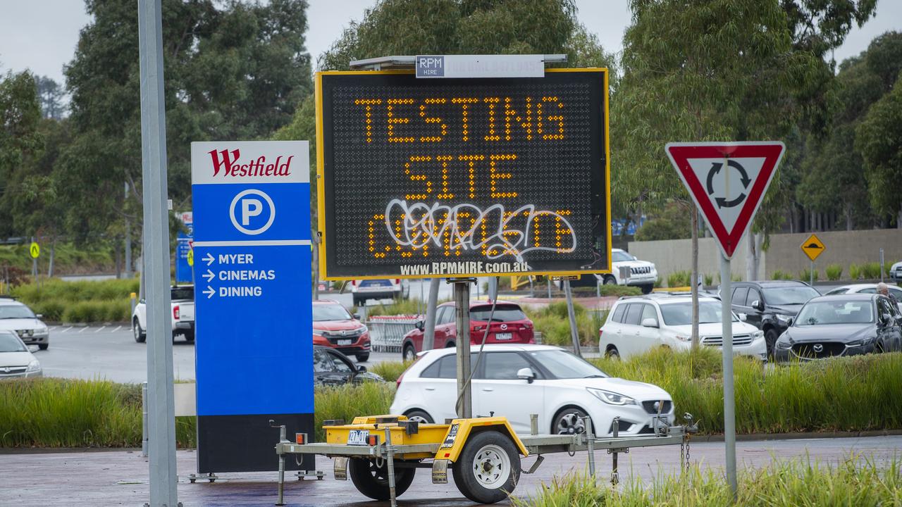 Anyone who has visited a high-risk location in Victoria is urged to get tested immediately and isolate until you receive a negative result. Picture: Wayne Taylor