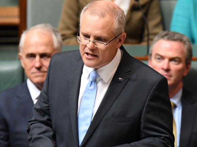 Scott Morrison has fashioned himself as the Big Mac Treasurer, offering a $10-a-week burger-and-milkshake tax cut for low- and middle-income earners. Picture: AAP