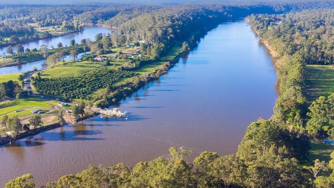 A teenage boy is missing after going swimming in the Hawkesbury River.