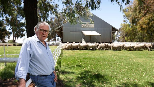 Stockbroker Colin Bell on his Boonoke Station near Deniliquin in the Southern NSW Riverina.