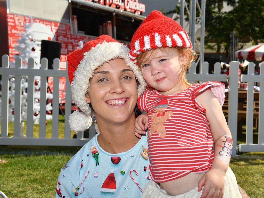 Zoe Long and Ariel at the 2019 Elder Park Carols by Candlelight. Picture: AAP / Keryn Stevens