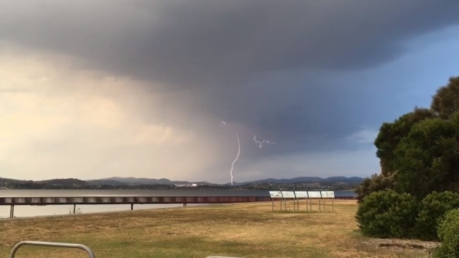 Lightning in Hobart