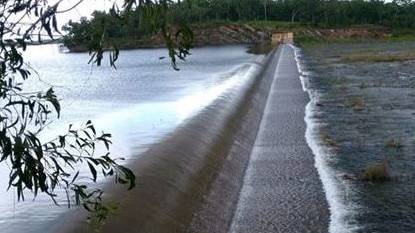 Darwin’s main water catchment could fall short of reaching 100 per cent capacity for the first wet season since 2020-21. Picture: Power and Water