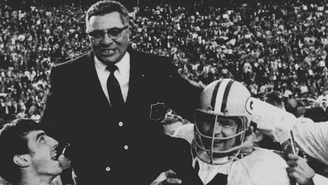 Former Green Bay Packers coach Vince Lombardi.