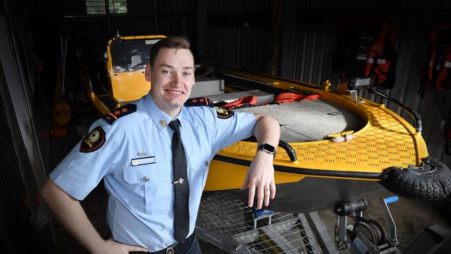 Deputy SES controller for Sunshine Coast, Mitch Eldridge. Photo: Patrick Woods.