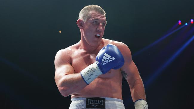 Paul Gallen will walk away from boxing at the end of the year. Picture: Richard Dobson