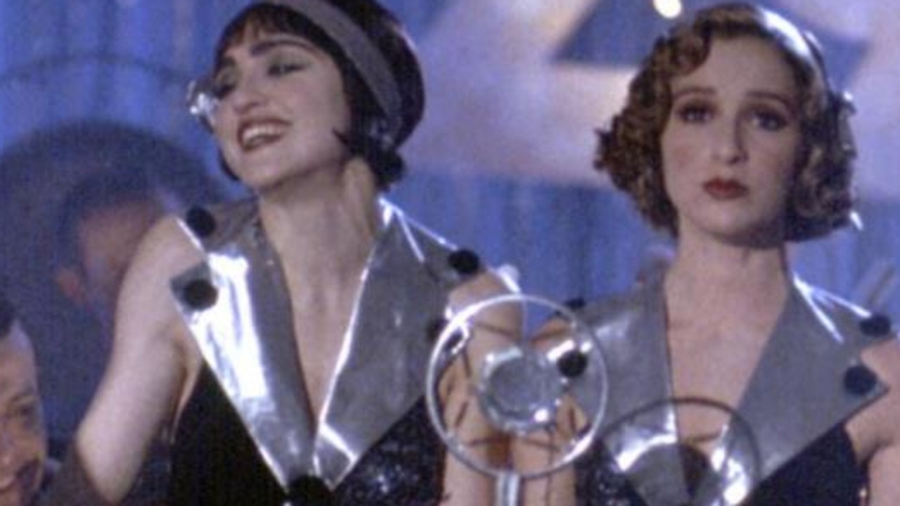 Madonna and Jennifer Grey in Bloodhounds of Broadway.