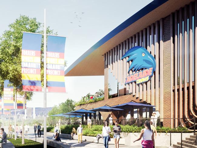 Adelaide Crows artist impressions of their new base at Thebarton Oval – Typical Day CREDIT: City Collective