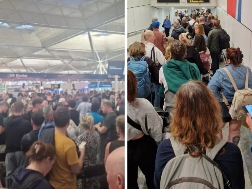 Massive glitch causes airport chaos acroos UK
