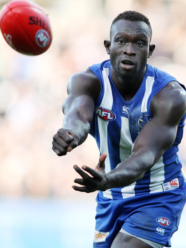 Majak Daw has always dealt with numerous challenges. Picture: Michael Klein