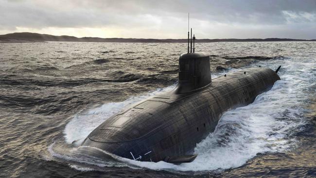 In addition to the plans set out in the Morrison government’s 2016 defence white paper, we must factor in the enormous costs of nuclear-powered submarines. Picture: Supplied via NCA NewsWire