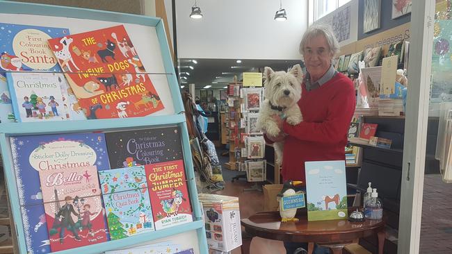 Collins Booksellers' Mark Elliott is looking forward to seeing familiar faces again on Croydon Main Street. Picture: Kiel Egging.