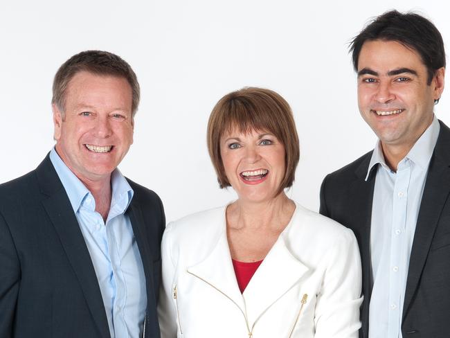 Mark Aiston, Jane Reilly and David Penberthy - FIVEaa Breakfast Show 2014 - EMBARGOED 5PM WEDNESDAY 27th November