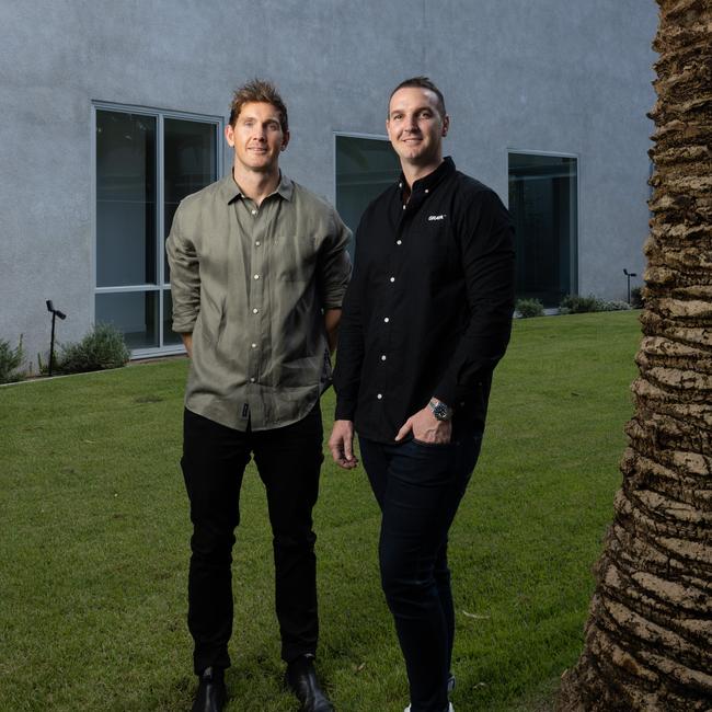 Brisbane brothers Andrew and Rob Gray. Picture: David Kelly