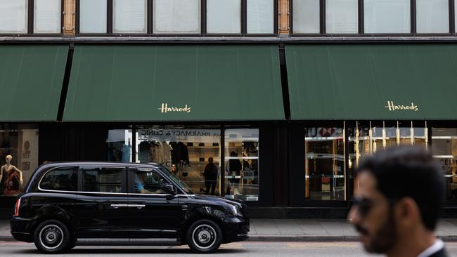 The Harrods store in Knightsbridge in London. Picture: Getty