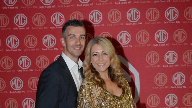 Tim and Bec Stephenson at MG Gold Coast Charity Gala, Southport. (c) Regina King